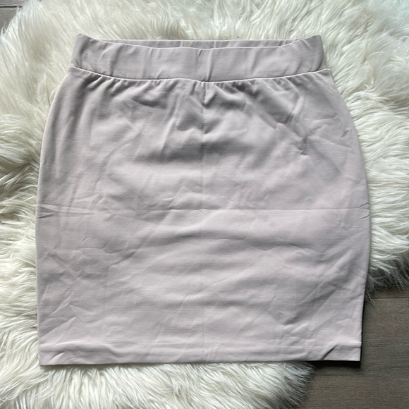 Babaton Contour Mini Pencil Skirt Munro Mauve size Small - Picture 2 of 4